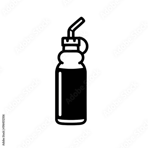 vector illustration of a bottle of oil