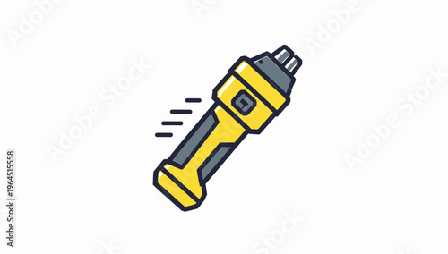 Modern Vector Illustration of a Precision Tool, Sleek and Rounded for Intricate Delicate Tasks