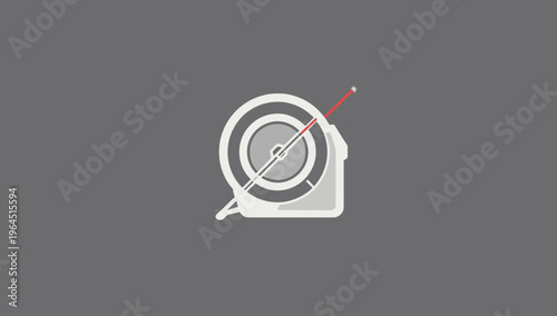 Colorful cartoon vector icon of a handheld electric screwdriver, a vibrant portable power tool for home improvement, repair, and DIY projects