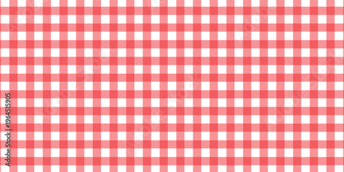 Halloween plaid tablecloth with red checkered pattern background. Isolated flat vector illustration.eps.10