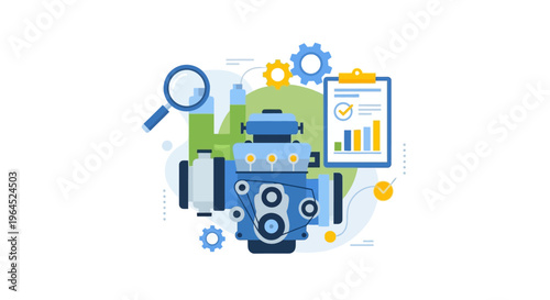 Engine Diagnostics and Maintenance Service with Performance Report