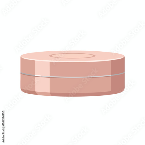 Modern Minimalist Round Wooden Platform for Display and Decor