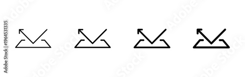 Impact resistant icon. Protection and durability symbol. Strong, solid and industrial concept. Vector, shield and safety design representing impact resistance, tough material and surface protection.