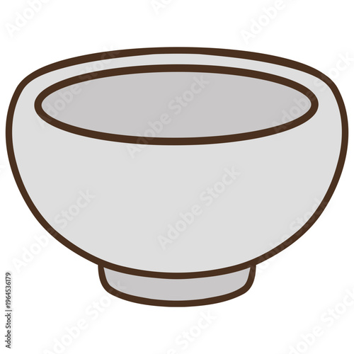 Bowl Vector Illustration