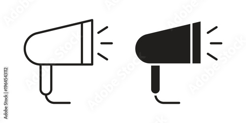 Barcode scanner icons line and solid version, outline and filled vector design set