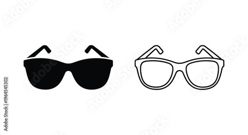 Glasses sunglasses illustration Vector