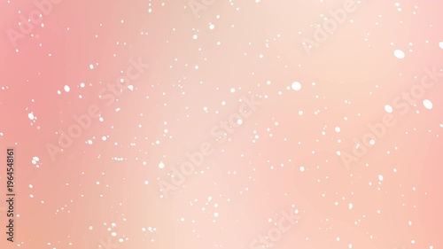 Abstract Gradient Background with Soft Bokeh Particles – Warm Pastel Motion Design