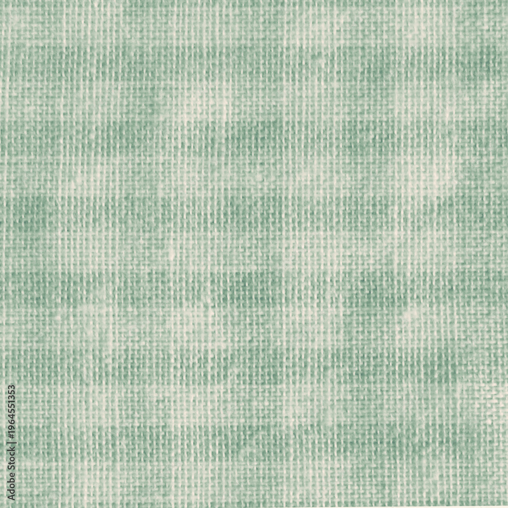 Fototapeta premium Soft green textured plaid pattern with linen fabric look. Seamless background ideal for eco designs, textiles, wallpaper and calm natural themes.