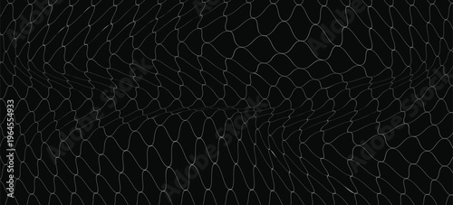 Net pattern. Rope net vector silhouette. Soccer, football, volleyball, tennis and tennis net pattern. Fisherman hunting net rope texture or pattern.