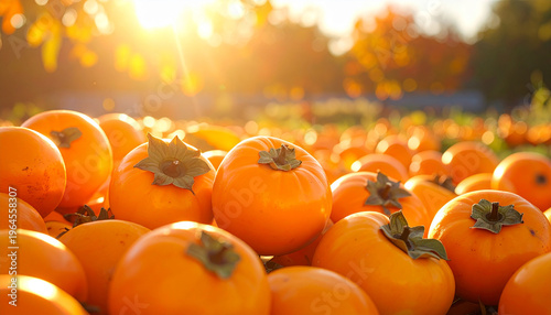 Freshly harvested organic pumpkins and ripe red tomatoes sit in a market basket on a farm, showcasing a healthy variety of juicy produce and vegetarian nutrition
