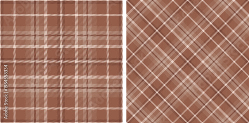 Plaid seamless pattern. Check line. Repeating tartan checks design. Repeated scottish stripe flannel. Scotland fabric prints. Gingham twill lattice. Repeat ekose weave plaids. Vector illustration