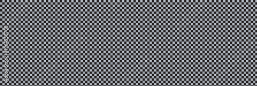 Black and white checker pattern vector illustration. Chess board. Abstract checkered checkerboard for game. Grid geometric square shape. Race flag. Retro mosaic checkerboard psychedelic pattern.
