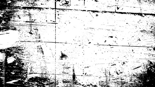 Black white grunge distressed Frame texture rough scratched abstract background, for vintage urban Dirty Wall banner design with, Grunge Border Texture Background, Dust Splatter silhouette, vector . 