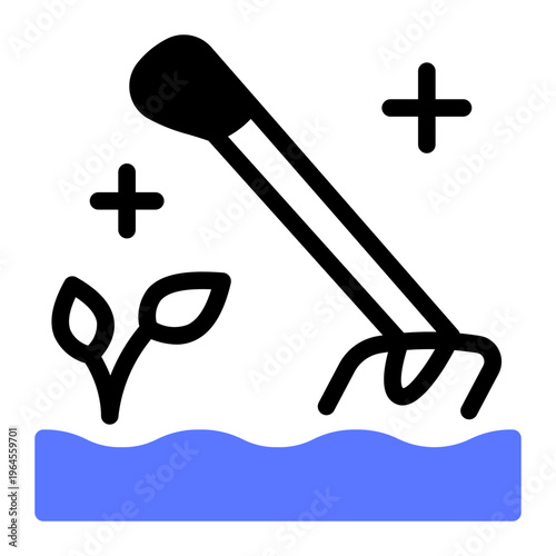 This Hoe icon is suitable for Farm and Ranch, etc.