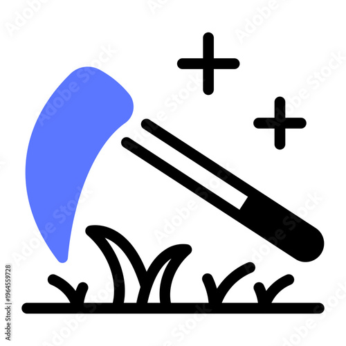 This Scythe icon is suitable for Farm and Ranch, etc.