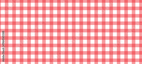 Seamless Light Blue Gingham Pattern Background. Classic Two-Tone Pastel Plaid Check Design for Fabric, Textile, Wallpaper, and Picnic Decor.