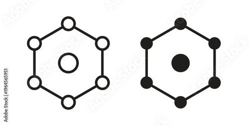 Antioxidant icons symbol. Simple, flat design for web or mobile app