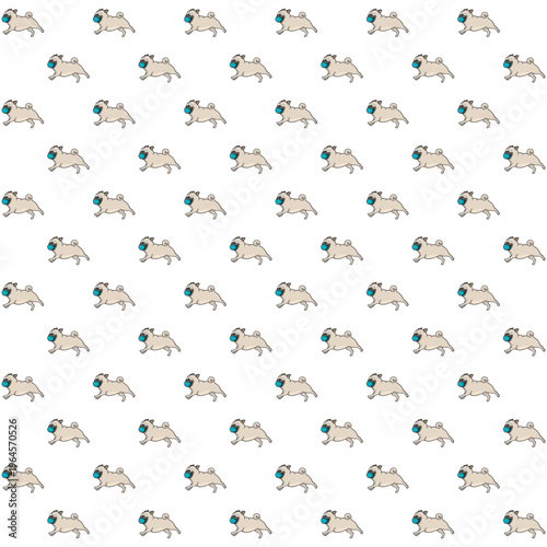 seamless pattern design mixed