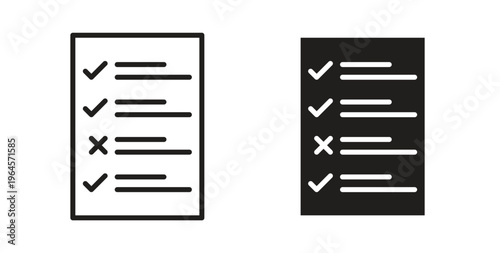 Guidelines icons symbol. Simple, flat design for web or mobile app