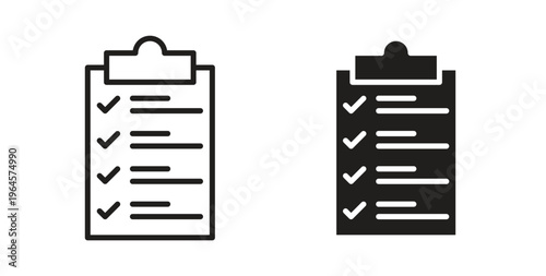 Planning icons symbol. Simple, flat design for web or mobile app