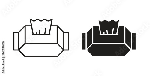 Wipess symbol. Simple, flat design for web or mobile appicons symbol. Simple, flat design for web or mobile app