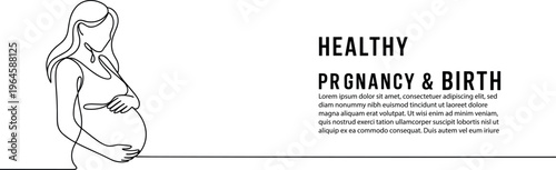 Pregnant woman holding belly healthy pregnancy and birth concept