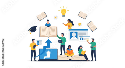 E-Learning Success: Students Collaborating for Knowledge, Online Education, Professional Growth, and Digital Skill Development