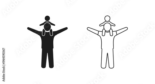 Twin siblings standing together family Vector