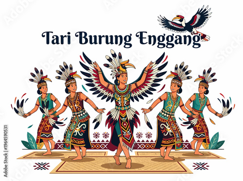 Bornean Hornbill Dance Performance