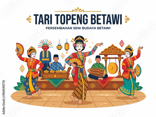 Indonesian Betawi Dance Performance