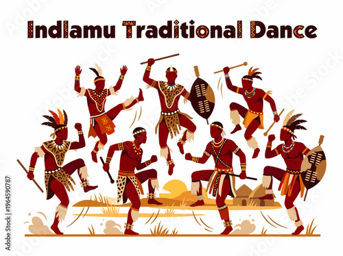 Indlamu Traditional Dance Group Performing