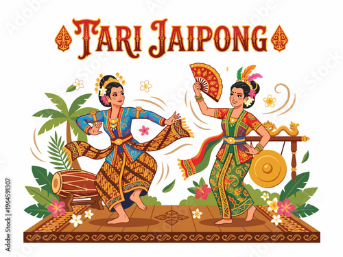 Jaipong Dance: Indonesian Women Performing Traditional Art
