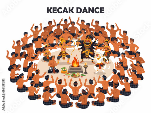 Kecak Dance Performance: Balinese Culture and Tradition