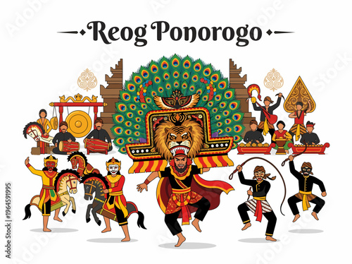 Reog Ponorogo Dance Performance