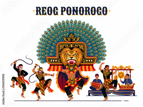 Reog Ponorogo Dance Performance