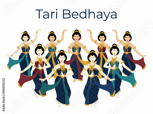 Tari Bedhaya Traditional Indonesian Dance Performance