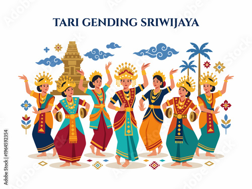 Sriwijaya Dance Performance: Traditional Indonesian Culture