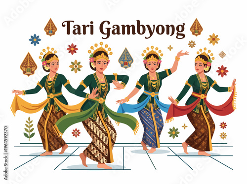 Tari Gamyong Dance Indonesian Traditional Performance Art
