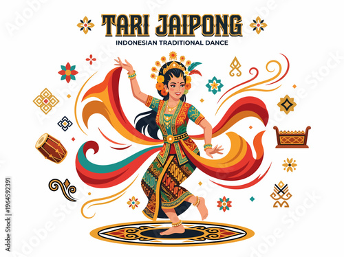 Tari Jaipong Indonesian Traditional Dance Performance
