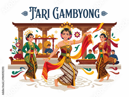 Tari Gambyong Indonesian Traditional Dance Performance