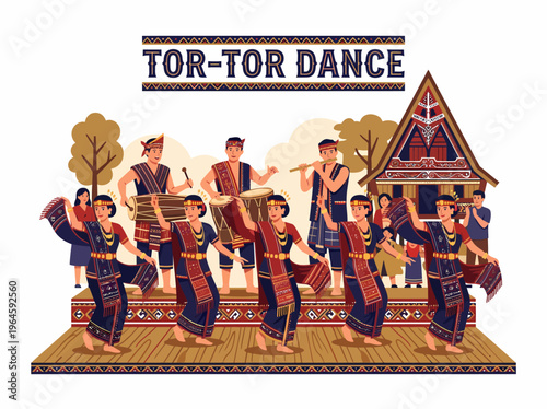 Tor-Tor Dance Performance Traditional Indonesian Culture