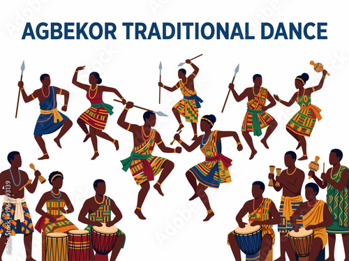 Agbekor Traditional Dance