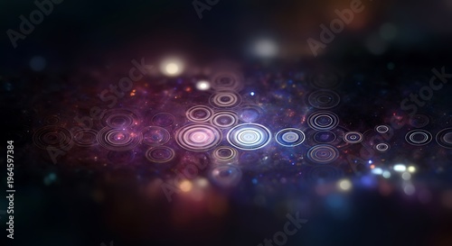 Abstract patterns made frosted glass cosmic data blocks