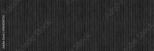 Black wood slat seamless background texture – dark wooden wall panel planks.