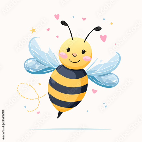 Die fleißige kleine Biene