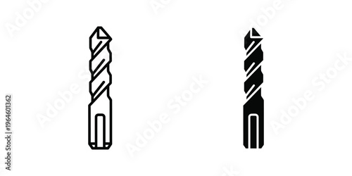 Comparison of two different types of drill bits for masonry and standard use