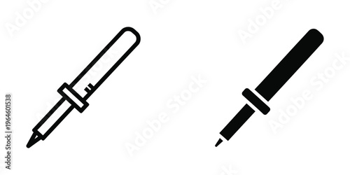 Comparison of a mechanical pencil and a traditional ballpoint pen