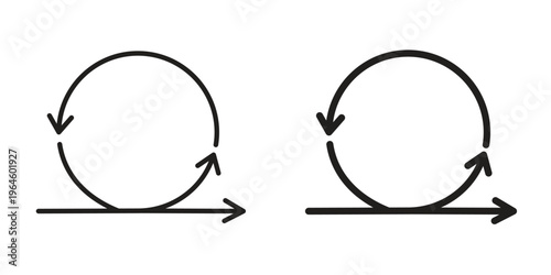 Agile icons Black symbol on transparent background. EPS10