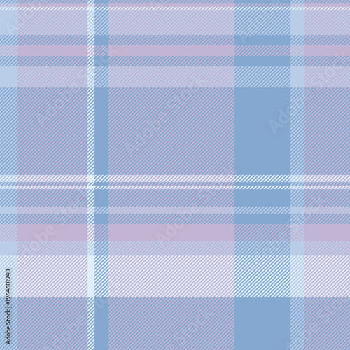 Folk texture textile vector, scarf plaid seamless fabric. Harvest pattern background check tartan in light and blue colors.