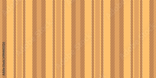 Vibre pattern vertical fabric, vertical seamless lines texture. Ap background vector textile stripe in orange and red colors.